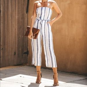 Vici strapless jumpsuit